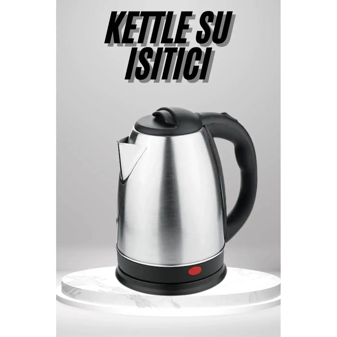 Su Isıtıcı 220 - 240 V Paslanmaz Çelik Kettle Uzun Ömürlü 2000 Watt