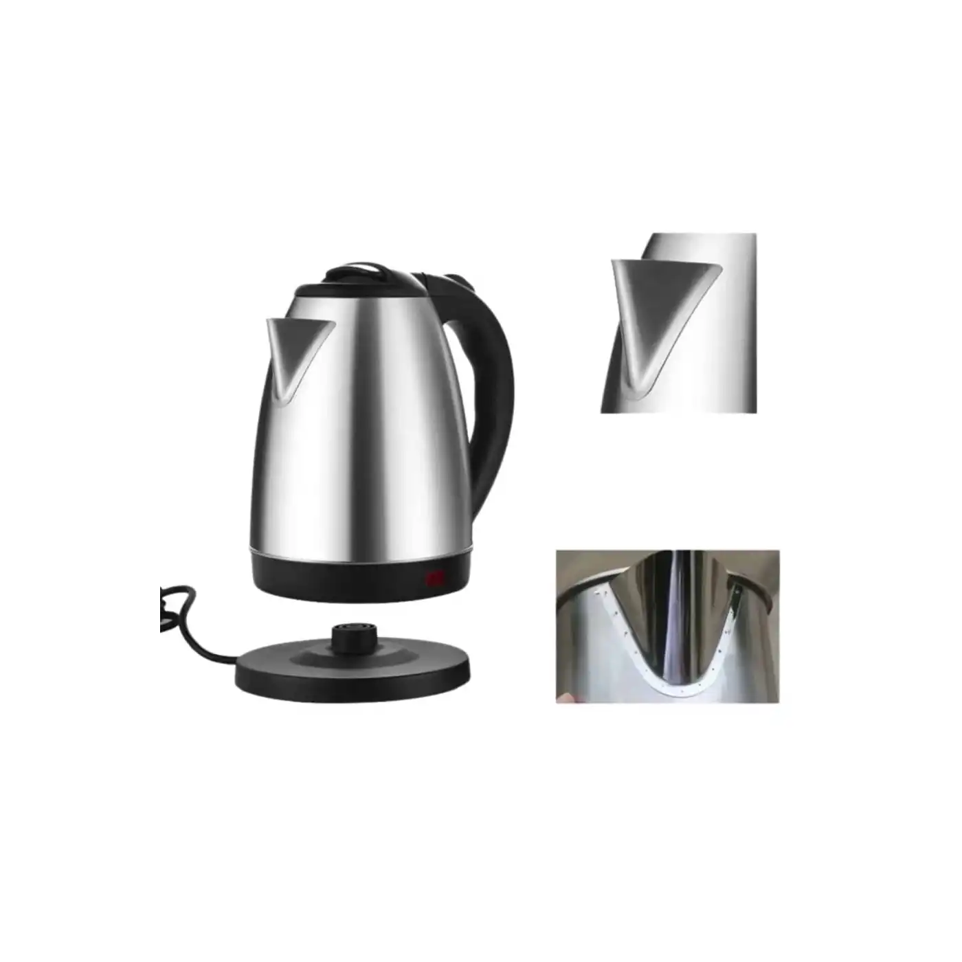 Su Isıtıcı 220 - 240 V Paslanmaz Çelik Kettle Uzun Ömürlü 2000 Watt
