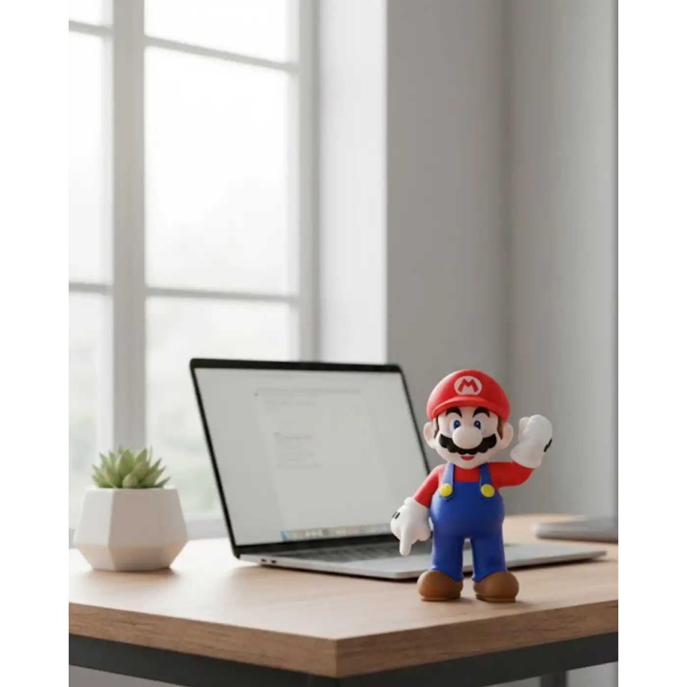 Süper Mario Dekor Figür Şık ve Eğlenceli Oyun Temalı Biblo