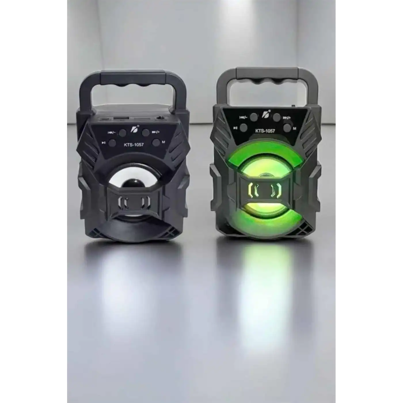 Taşınabilir Bluetooth Hoparlör Led Işıklı Uzun Pil Ömrü