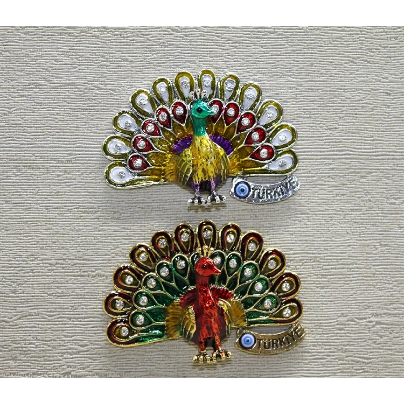 Taşlı Tavuskuşu Magnet