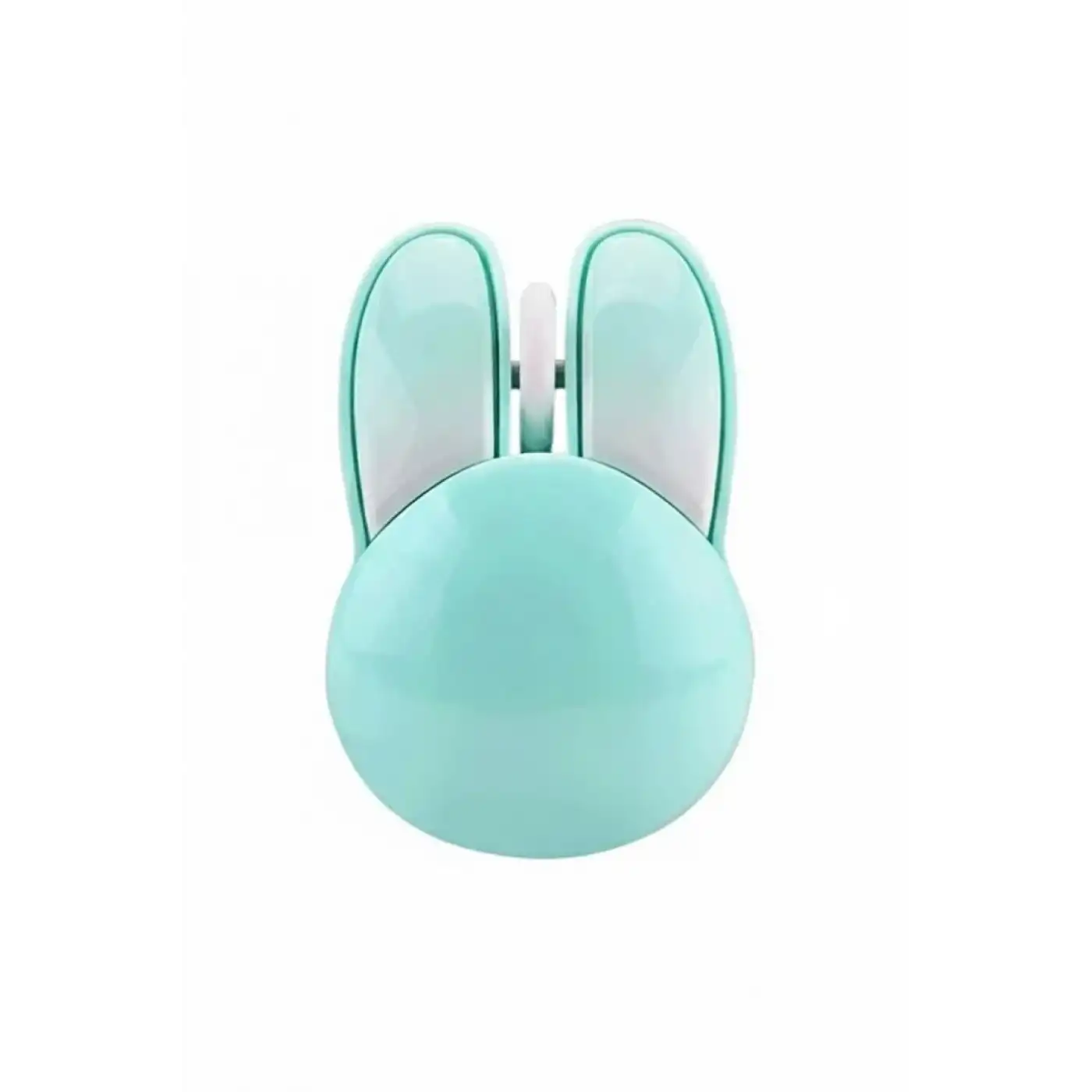 Tavşan Figürlü Kablosuz Mouse Pil Dahil Etiket Hediyeli Mavi