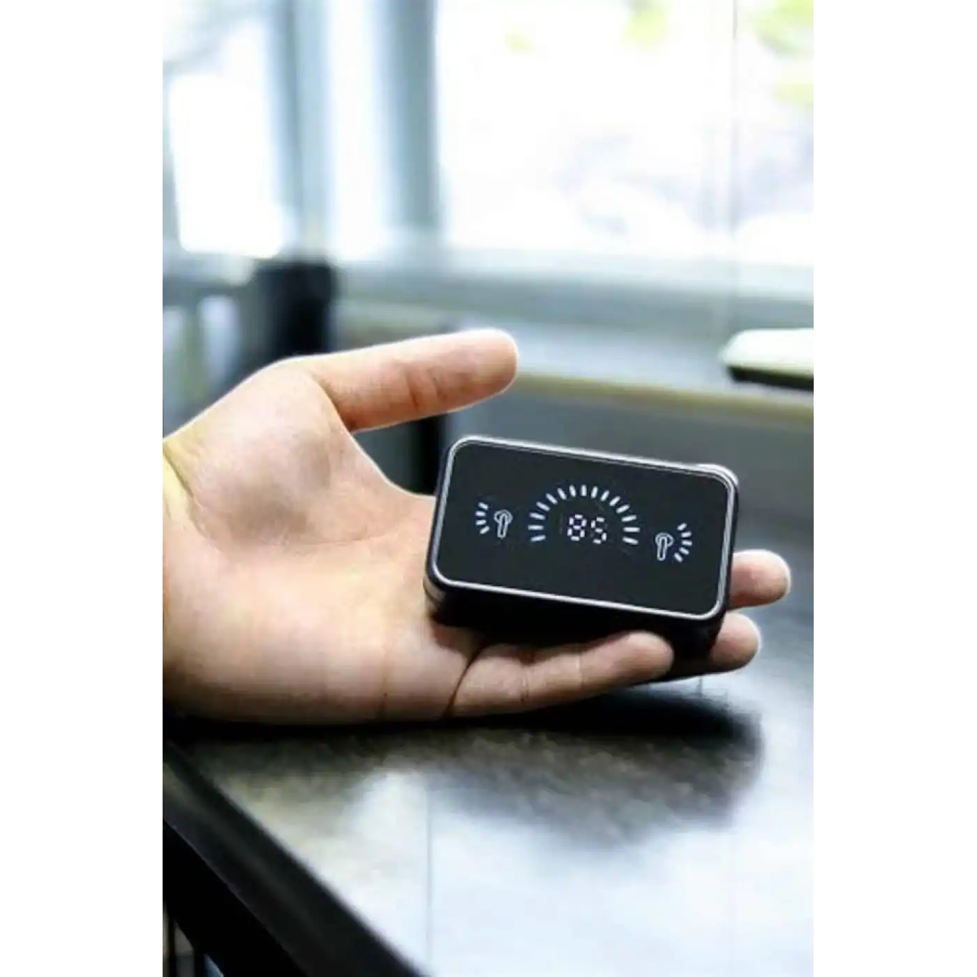 Telefon Standlı Bluetooth Kulaklık Aynalı Yüksek Ses Kaliteli