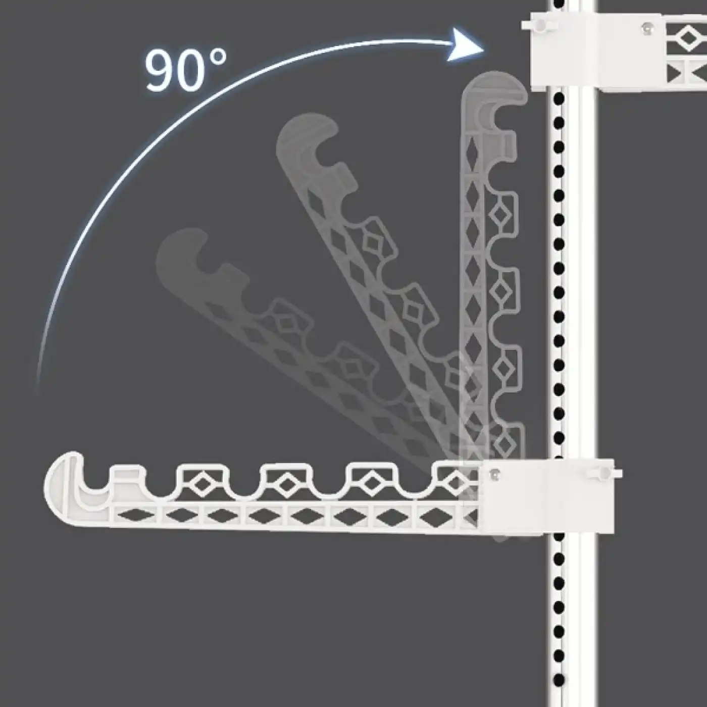 Teleskopik Giysi ve Çamaşır Askısı