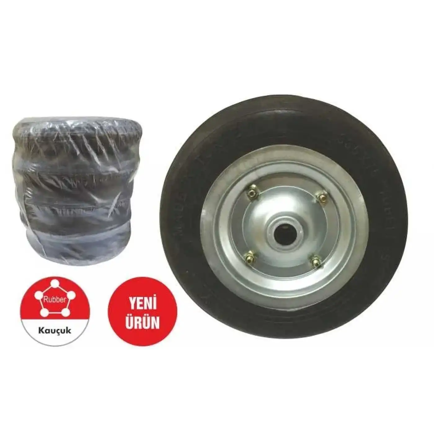 Tkr 002 El Arabası Tekeri Dolgu Teker Bilyalı