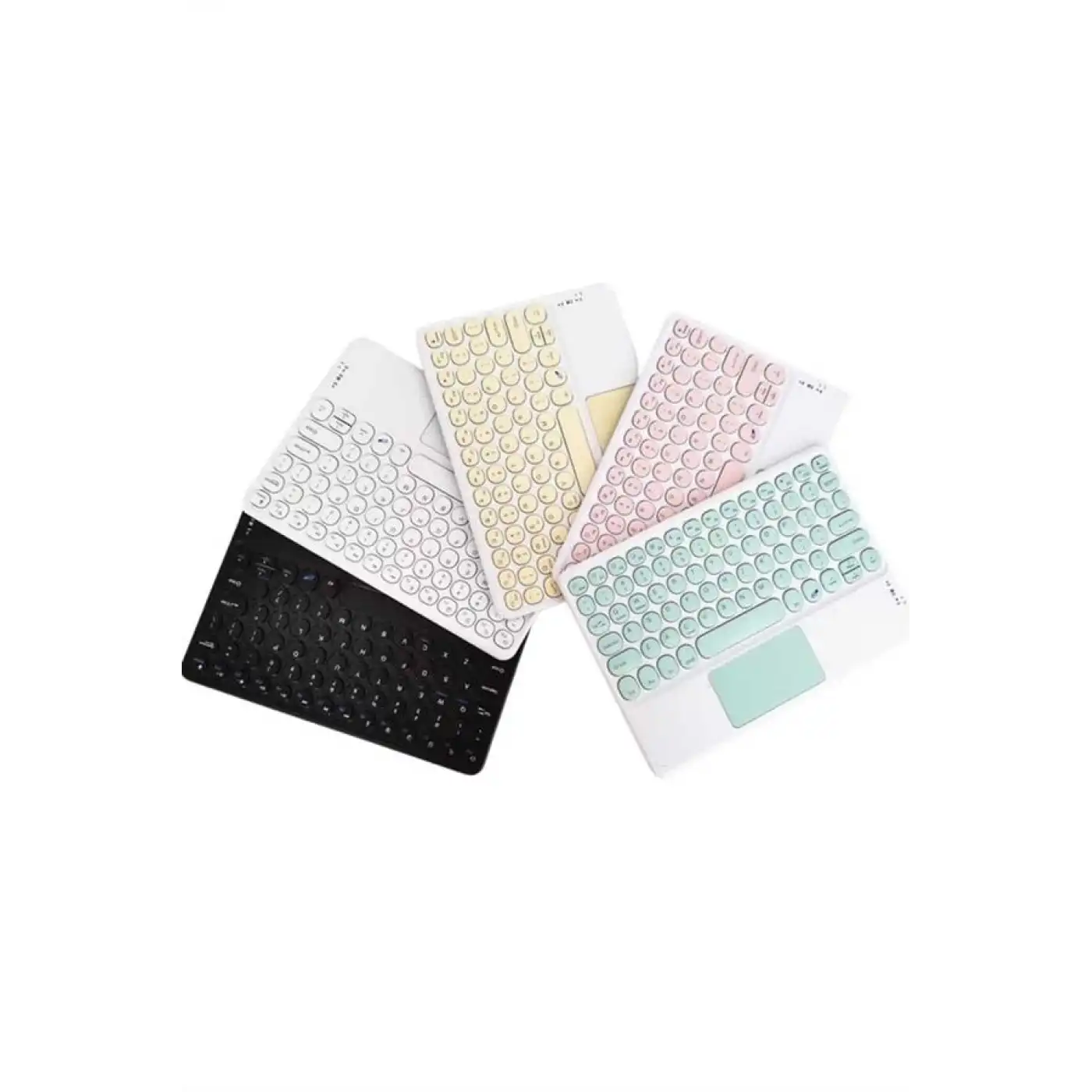 Touchpad Uyumlu Bluetooth Klavye Slim Kablosuz Wifi Q Klavye