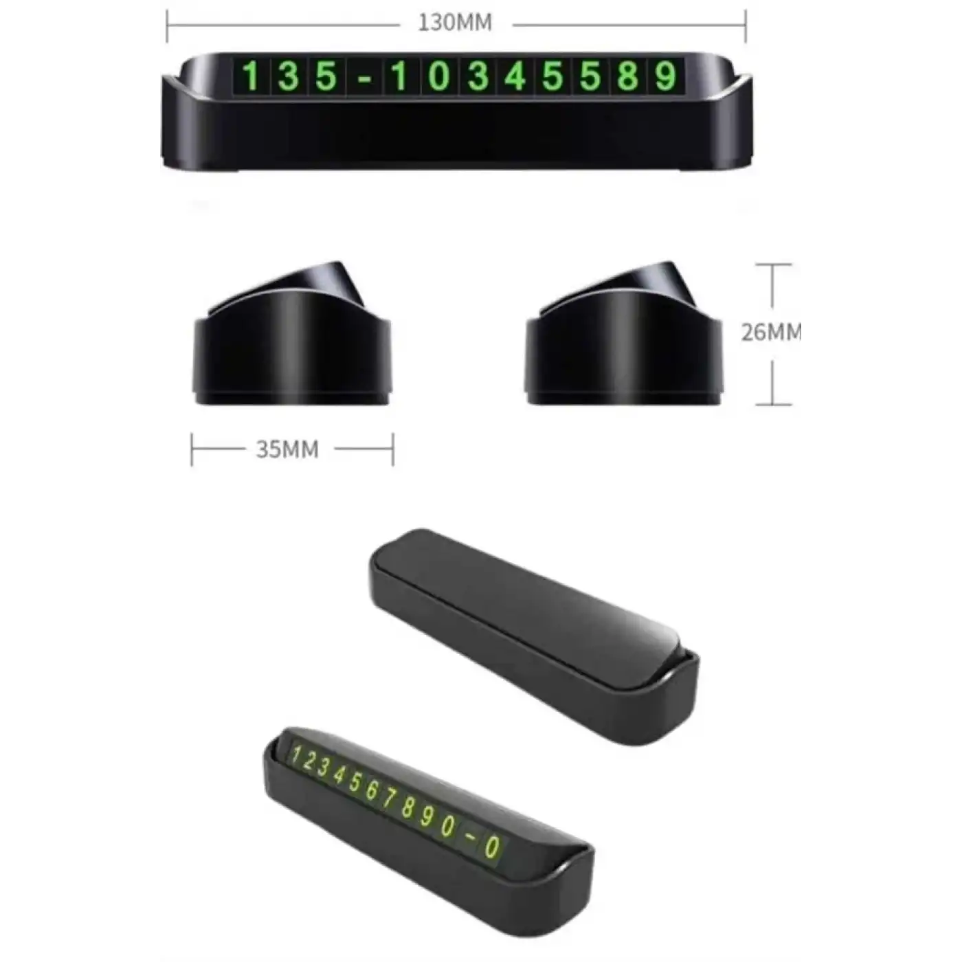 Tüm Araçlara Uyumlu Araç Içi Park Numaratör Oto Araç Numaratör