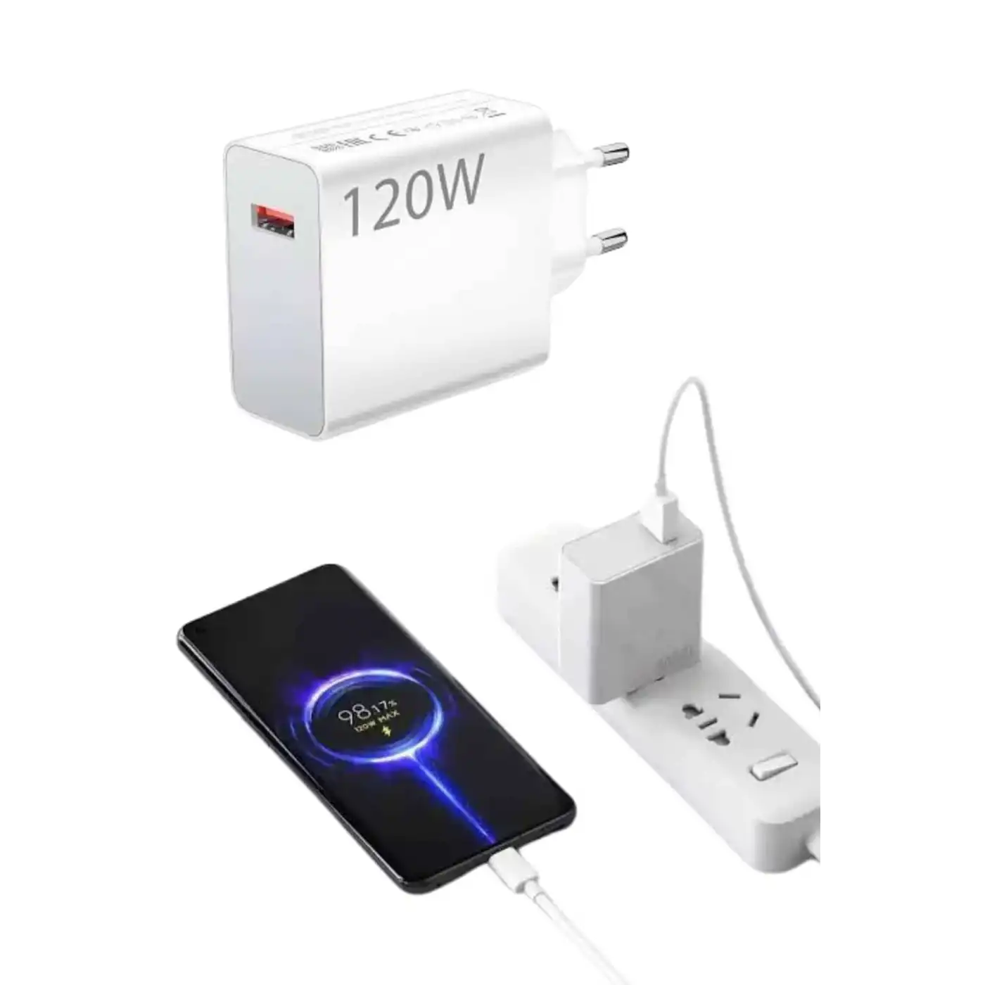 Turbo Hızlı Şarj Destekli 120W USB-C Şarj Seti