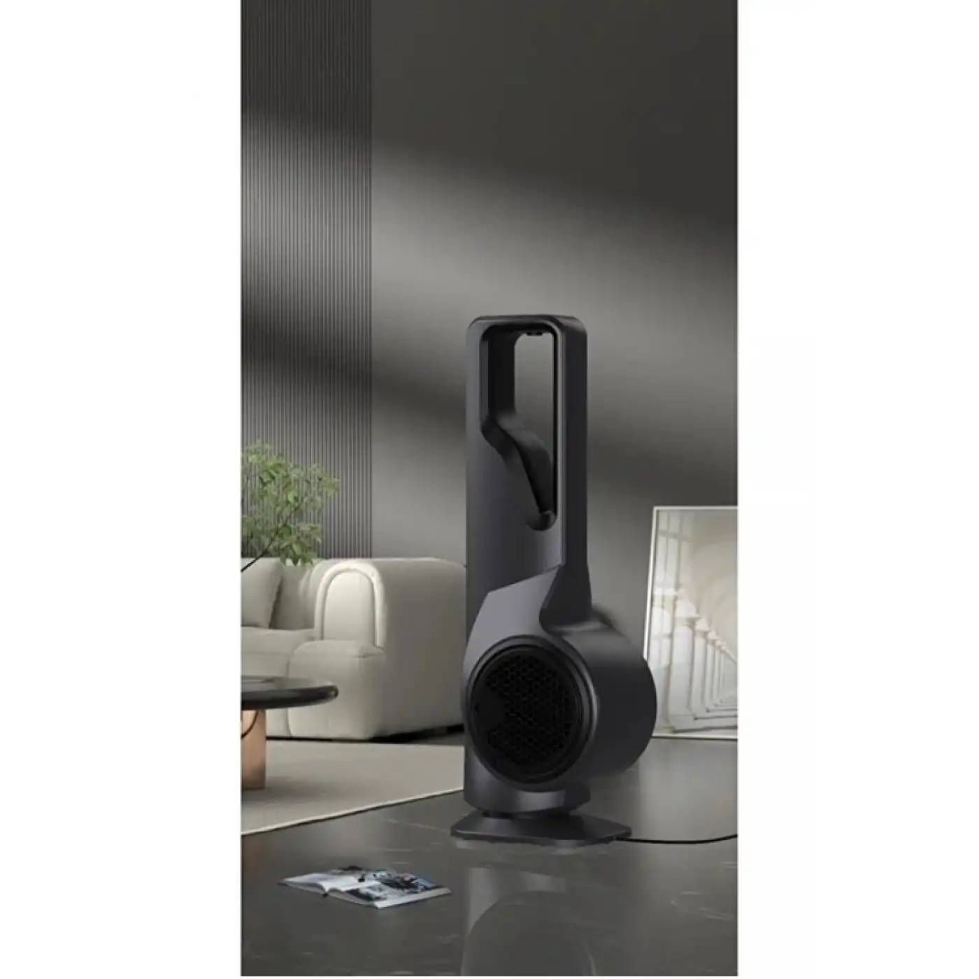 Turbo Smart Akıllı Fan Led Ekranlı Kumandalı 90° Hareketli Serinletici Soğutucu Kule Tipi Vantilatör
