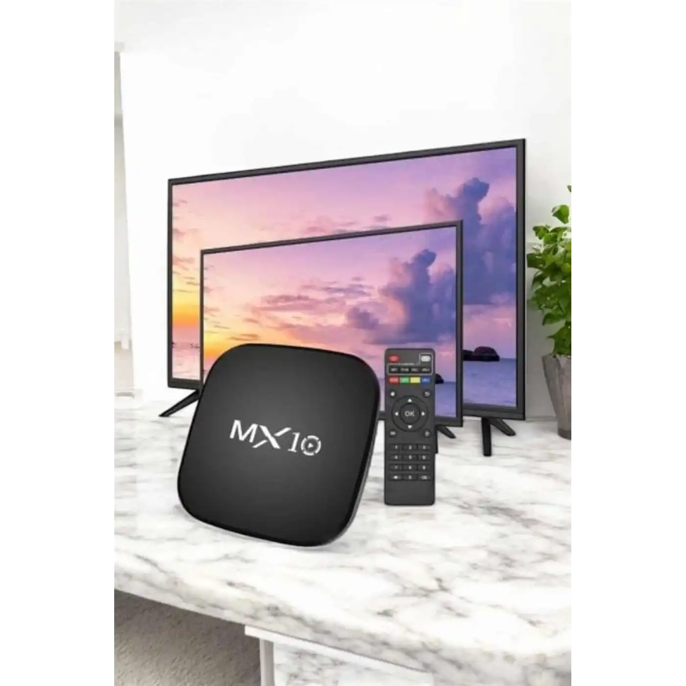 TV Box Android Uyumlu 4 Çekirdekli WİFİ Bağlantılı 4K