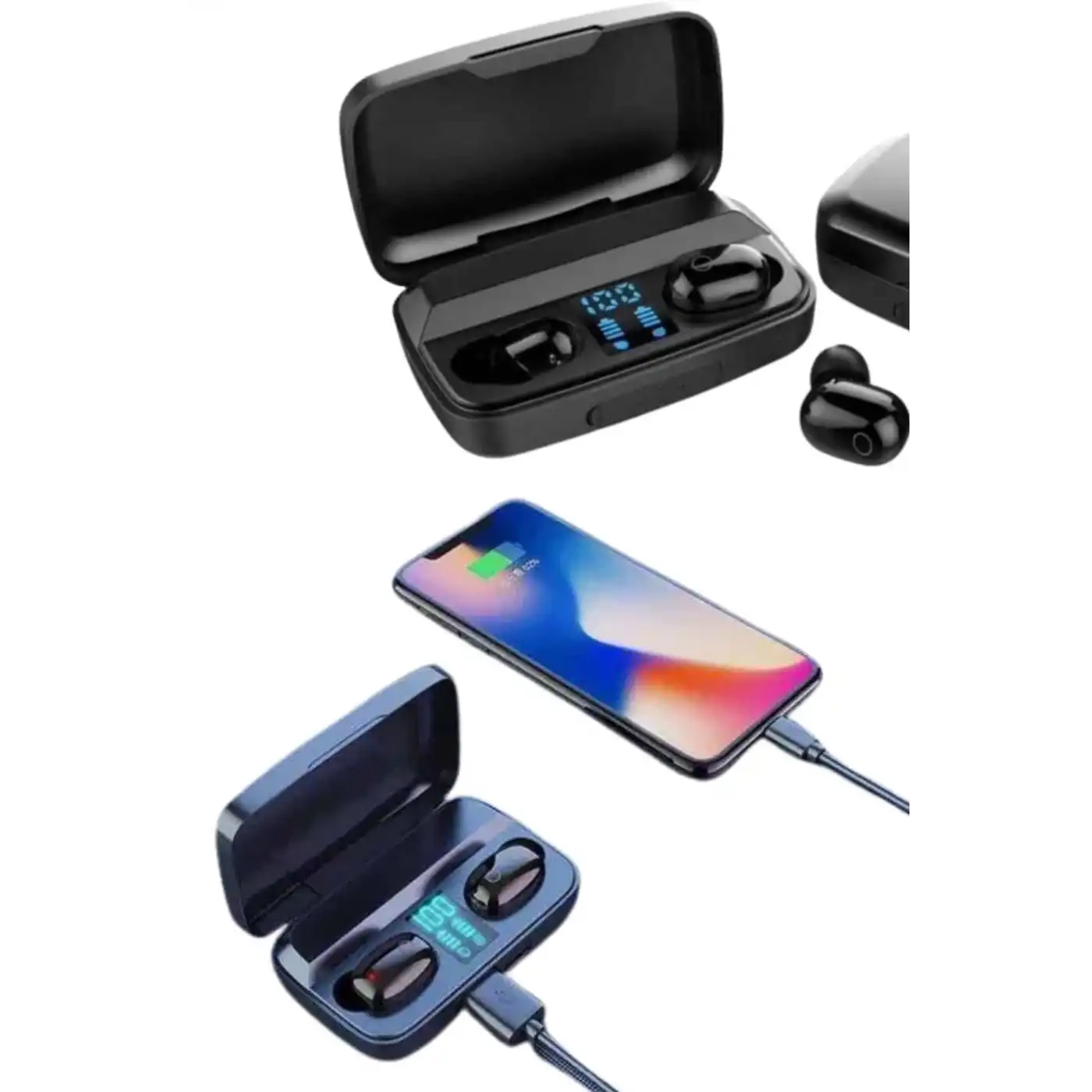 TWS Bluetooth Kulaklık 5.0 Bluetooth Bağlantılı Dokunmatik Kontrol Özelliği