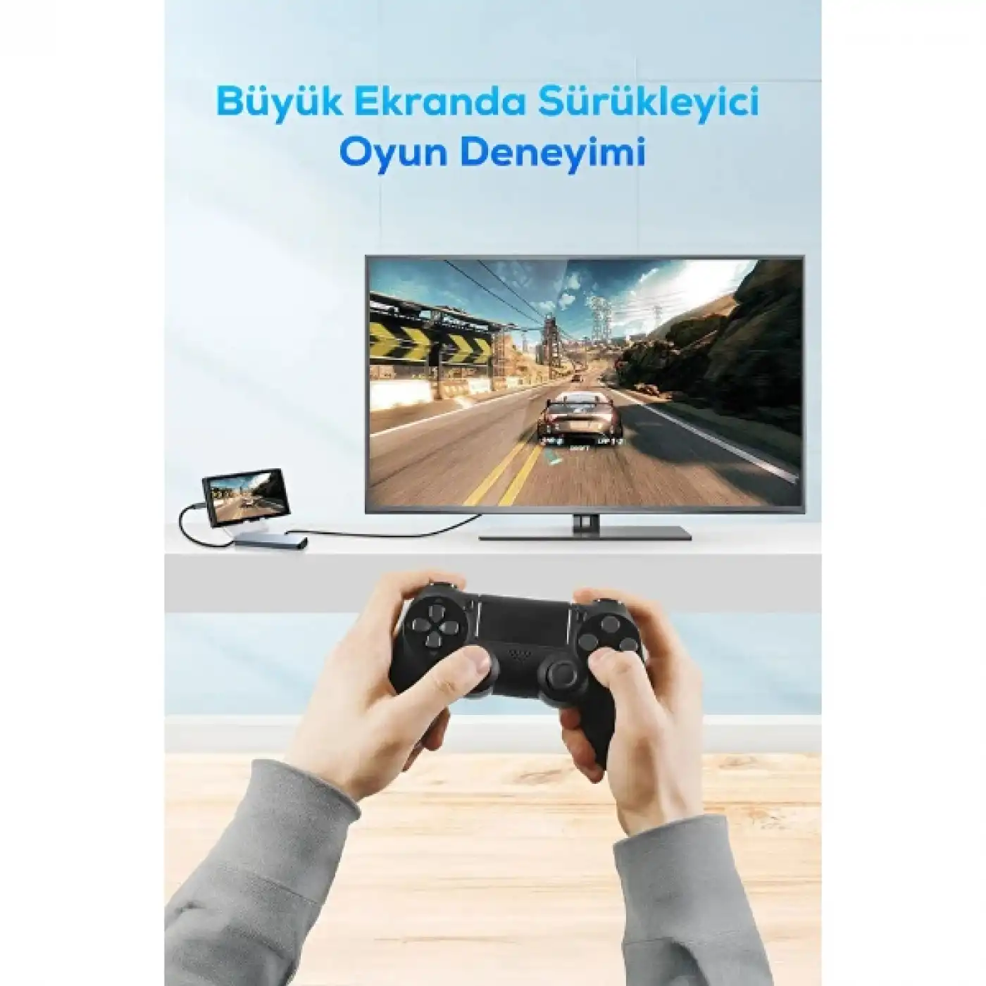 Type C Girişli 8 Port Dönüştürücü Ve Çoklayıcı