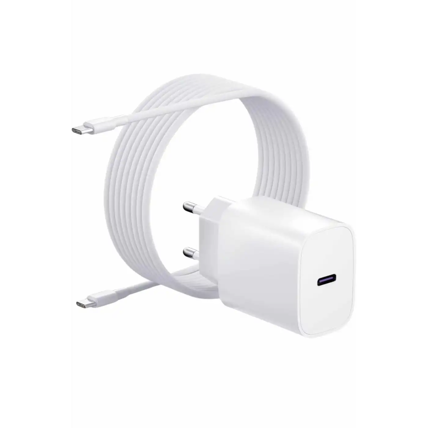 Type-C Hızlı Şarj Özellikli Cihazı USB-C Kablo Dahil