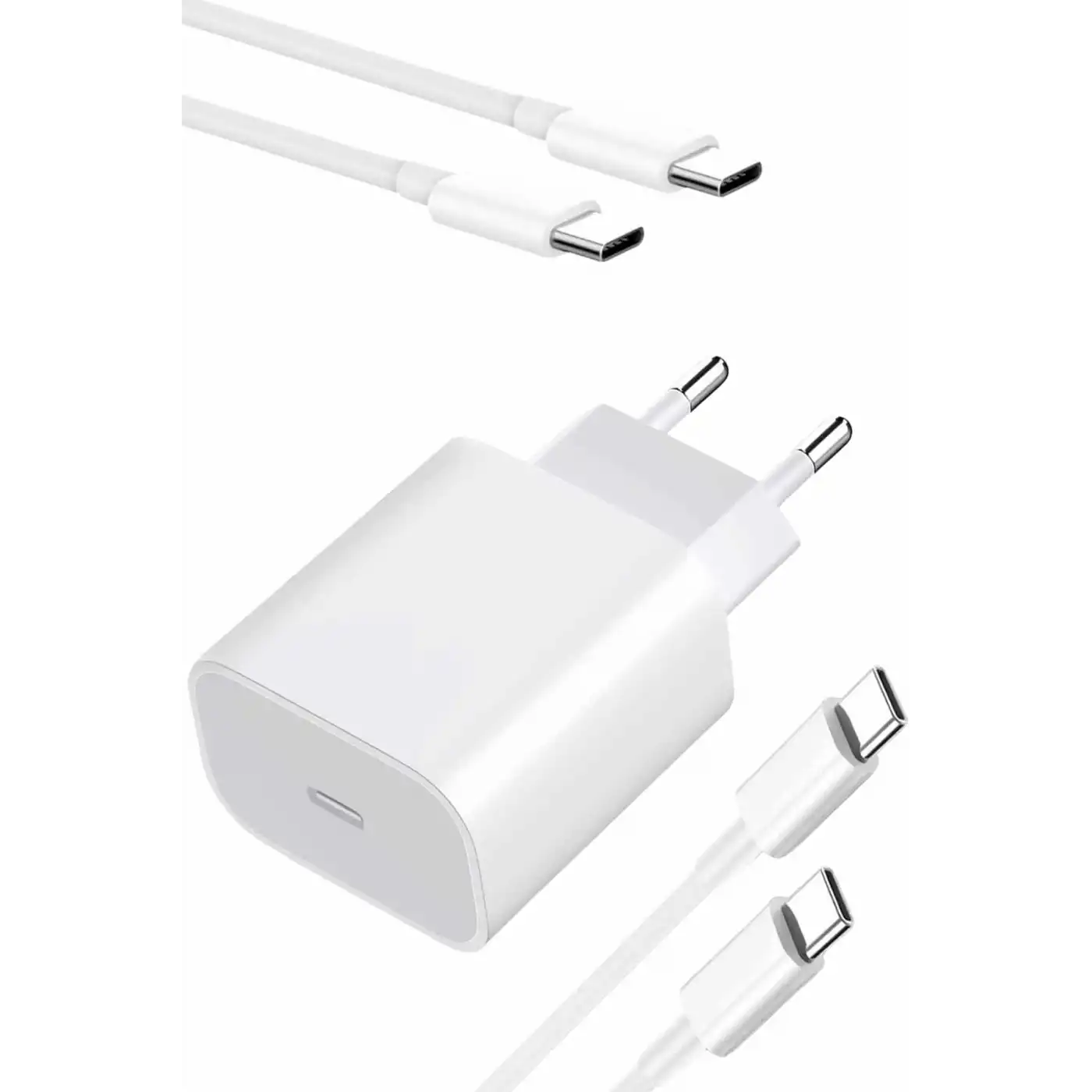 Type-C Hızlı Şarj Özellikli Cihazı USB-C Kablo Dahil