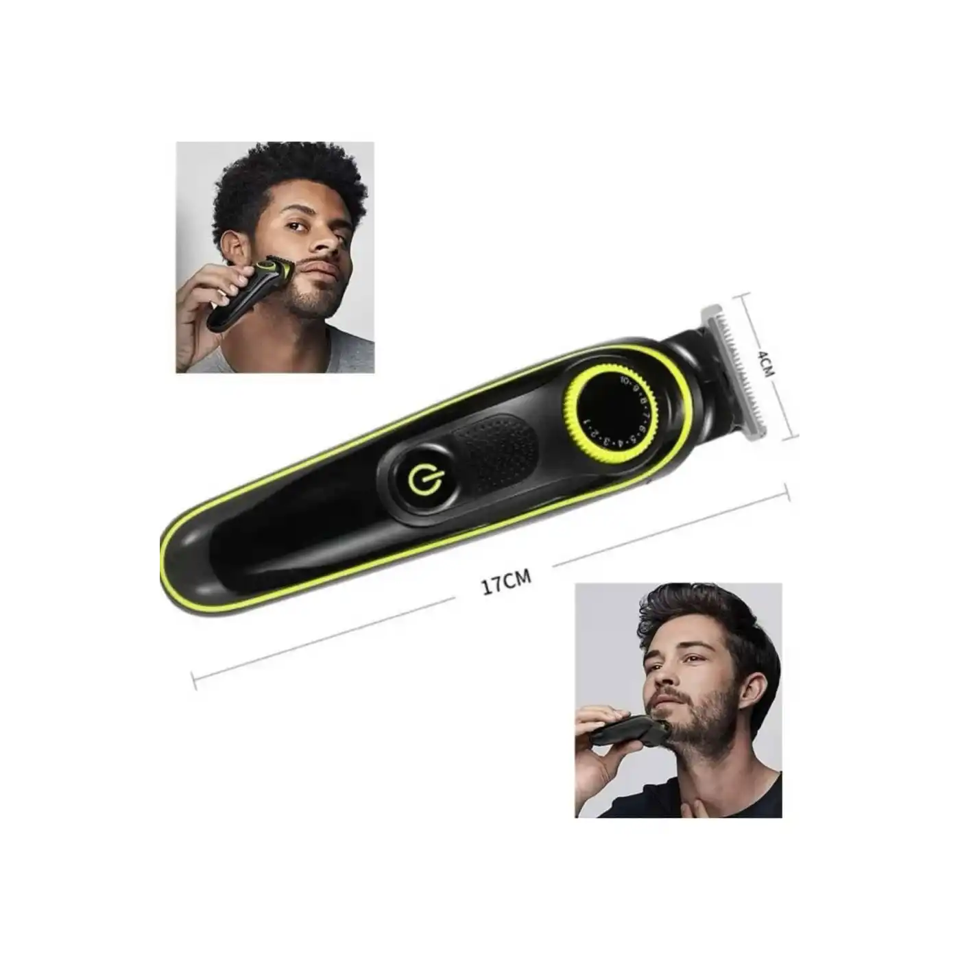 Unısex Çok Fonksiyonlu Bakım Seti Led Göstergeli Tıraş Makinesi Saç Sakal Vücut