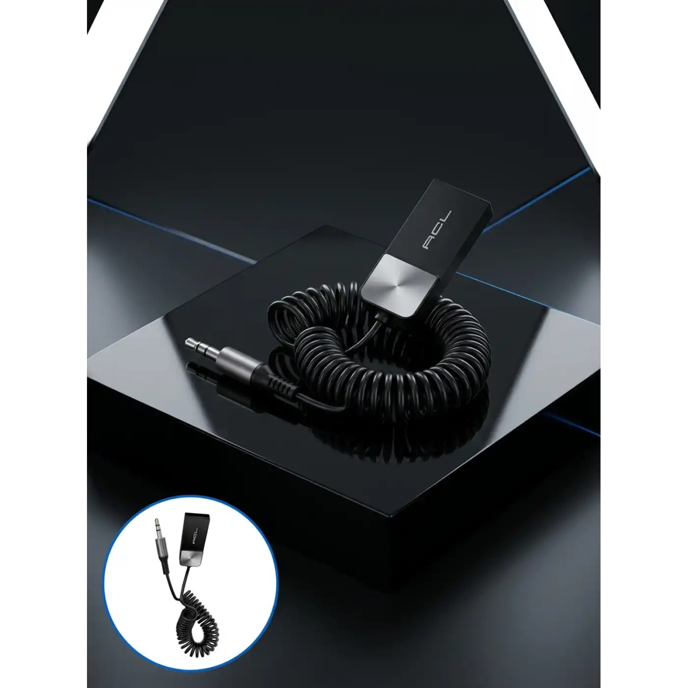 USB AUX Bluetooth Adaptörü Kablosuz Ses Aktarım Cihazı