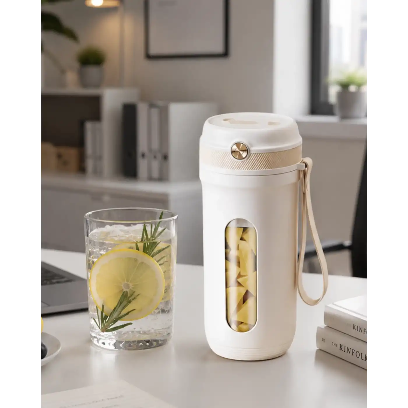 USB Şarjlı Mini Smoothie Blender Pratik Meyve Karıştırıcı 350 ML