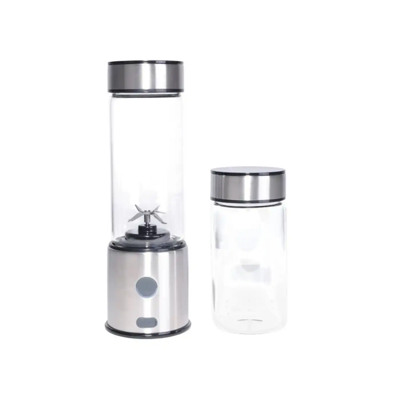 USB Type C Şarjlı Cam Blender 6 Bıçaklı Smoothie ve Shake Blender