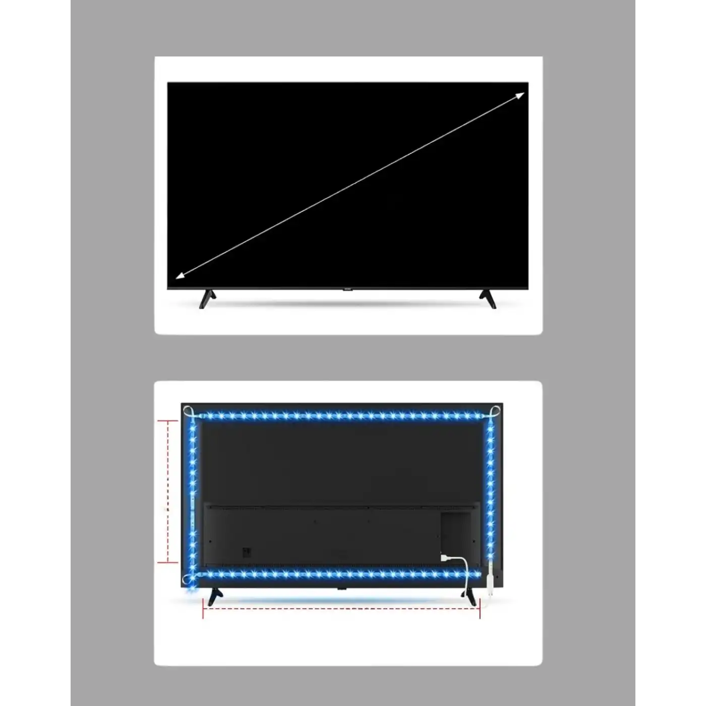 Uzaktan Kumandalı LED TV Arka Işık Şeridi