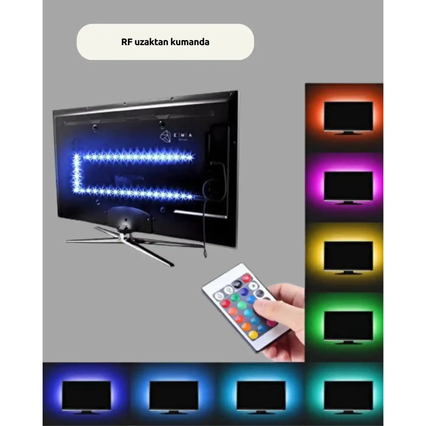 Uzaktan Kumandalı LED TV Arka Işık Şeridi Yeni Nesil