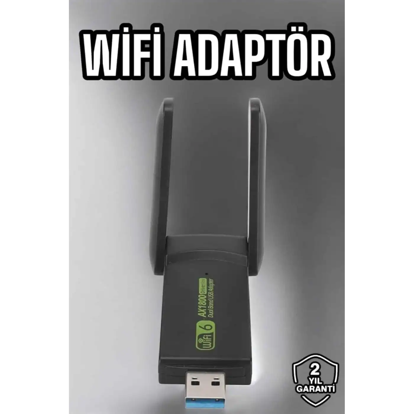 Wifi Adaptör Çift Bantlı Kablosuz Wifi Adaptörü