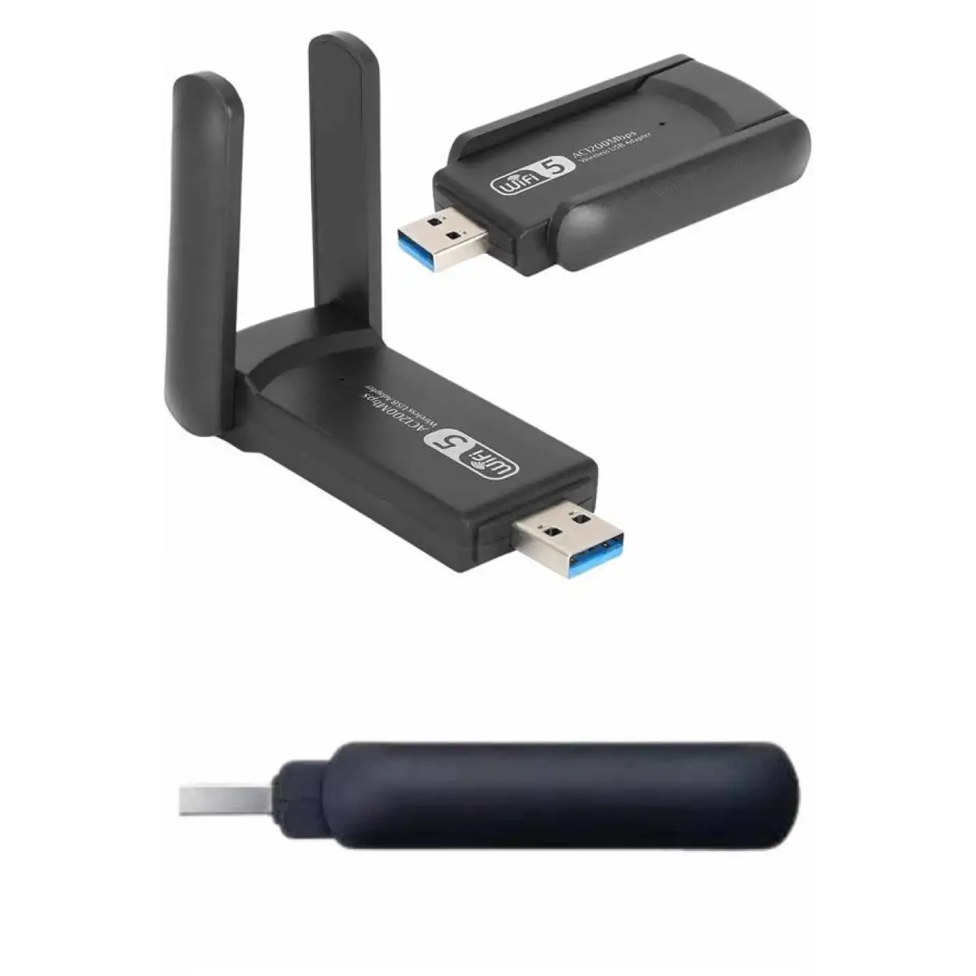 Wifi Alıcı Dual Band Usb 3.0 Adaptör Kablosuz Windows 7/8/10/11