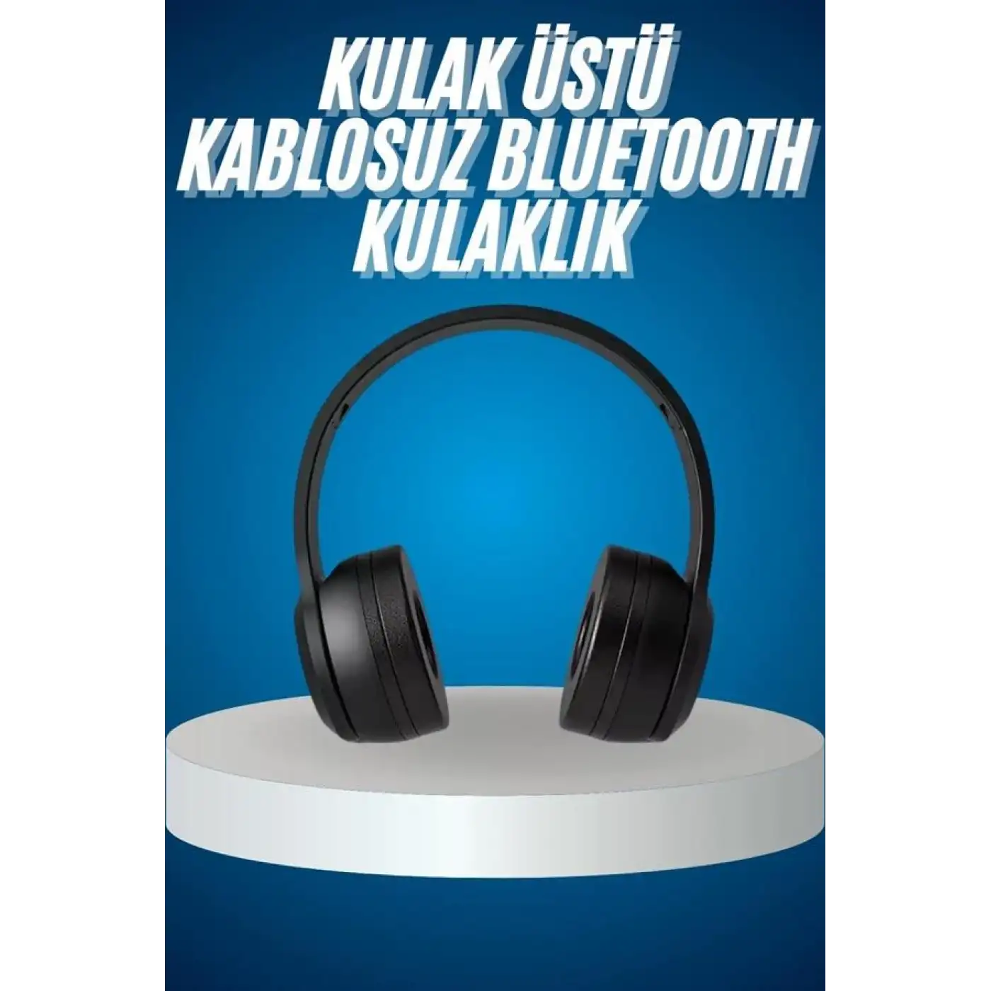 Wireless 5.0 Bluetooth Kablosuz Kulaklık ANC Özellikli Kulak Üstü Ayarlanabilir