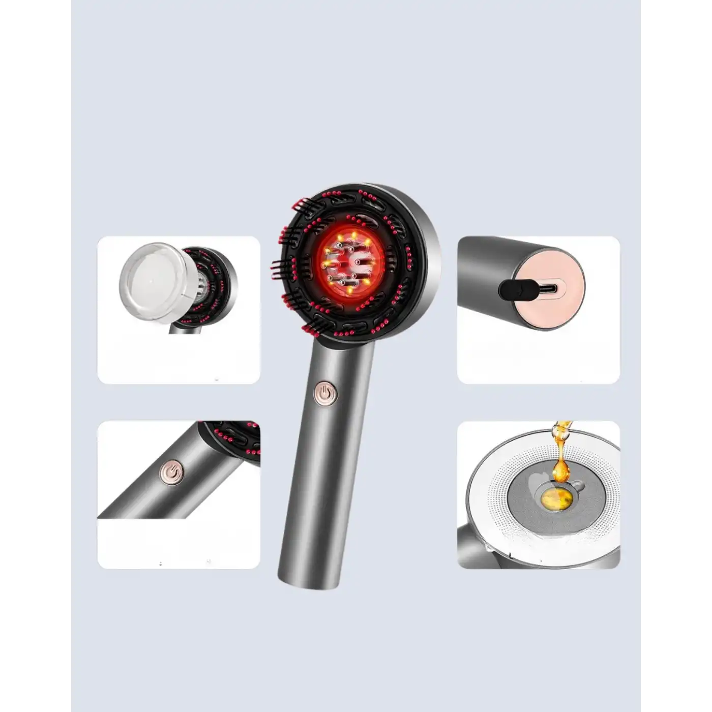 XYT0860 MASAJ BAKIM TARAĞI GRİ