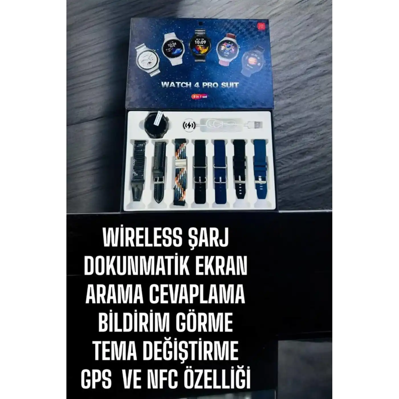 Yeni Model Akıllı Saat Bluetooth Bağlantılı NFC ve GPS Uyumlu