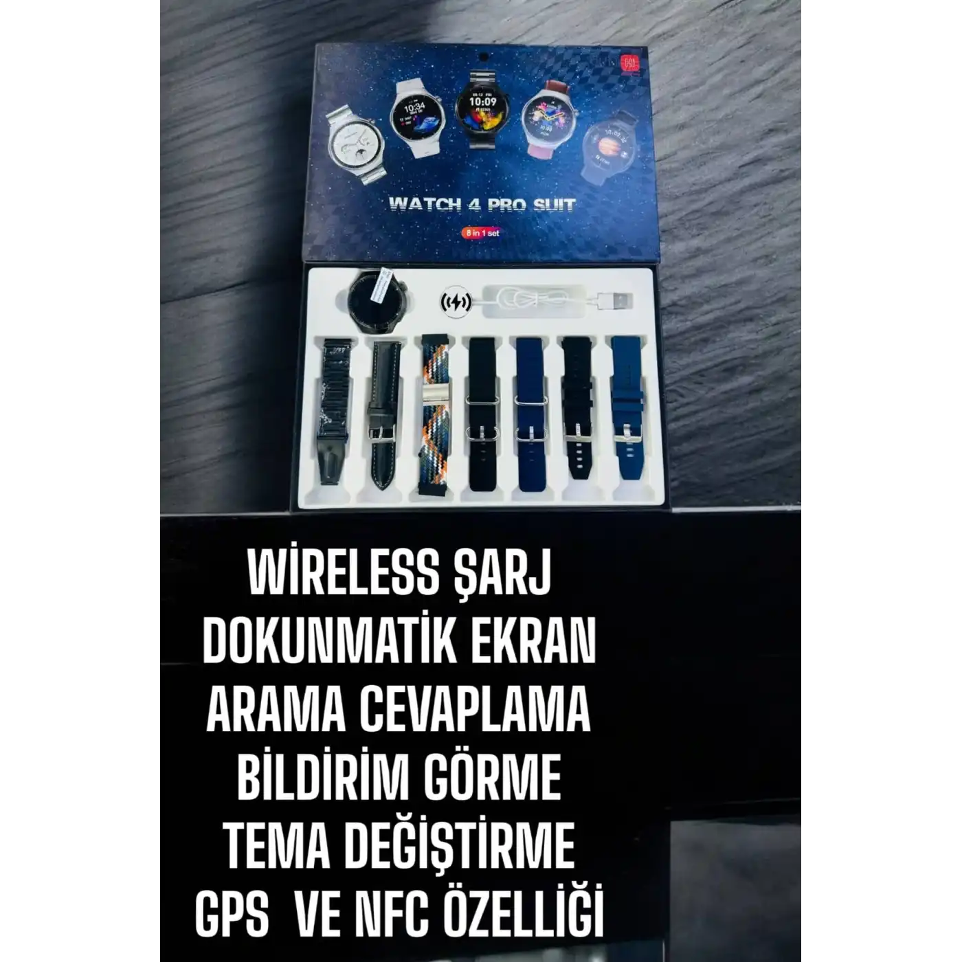 Yeni Model Akıllı Saat Bluetooth Bağlantılı NFC ve GPS Uyumlu