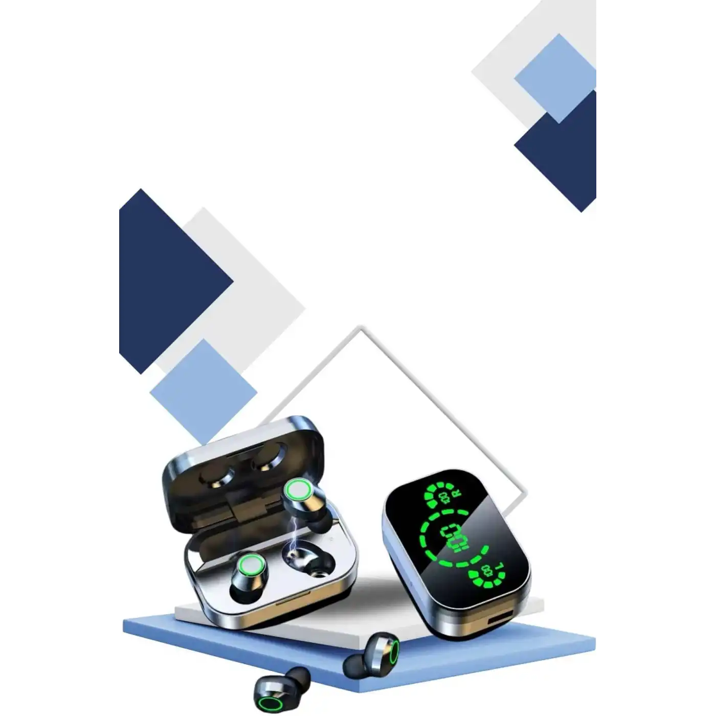 Yeni Model Akıllı Saat ve Ucuz Kaliteli Bluetooth Kulaklık Amoled Ekran Aynalı