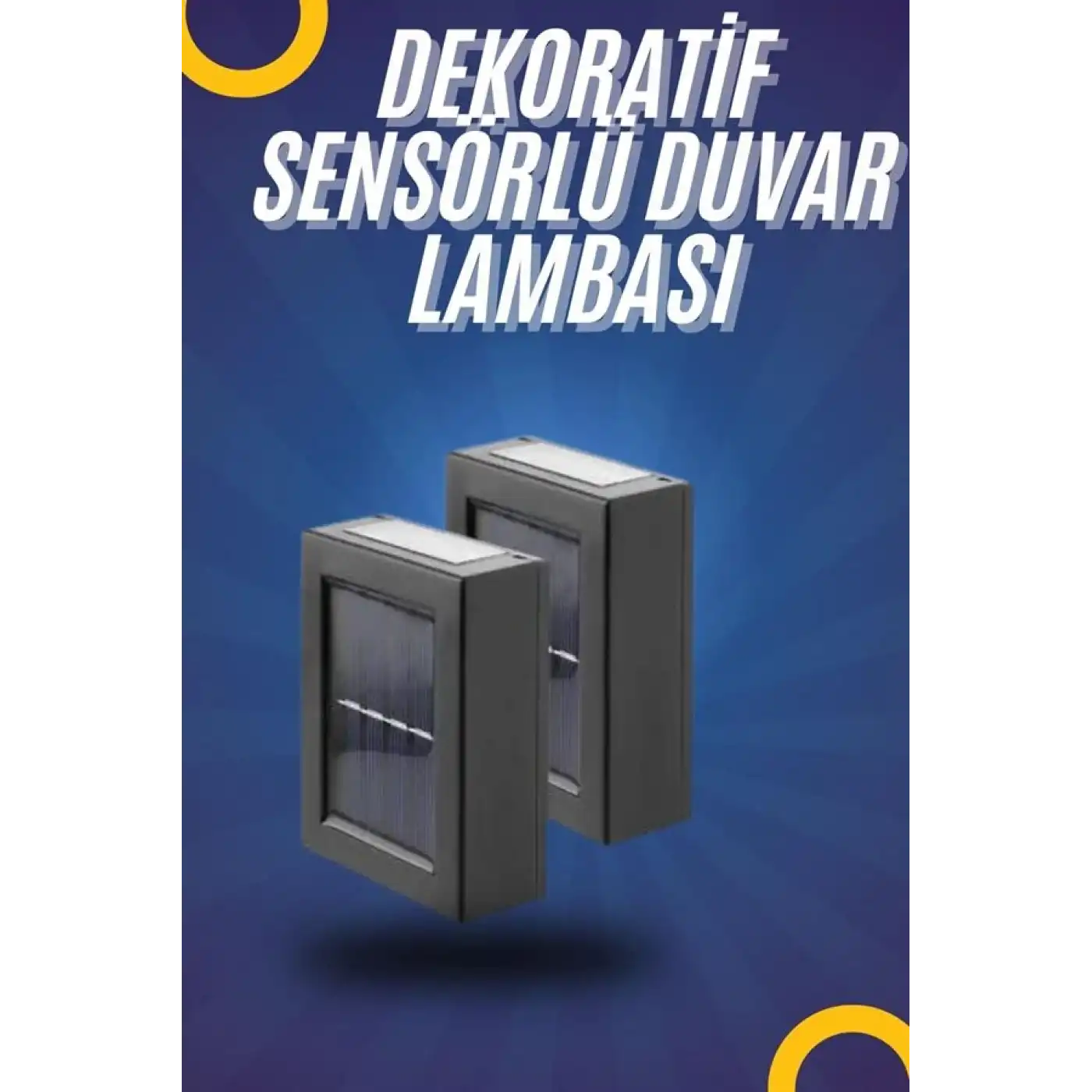 Yeni Model Solar Çift Taraflı Duvar Lambası Dekoratif Duvar Lambası