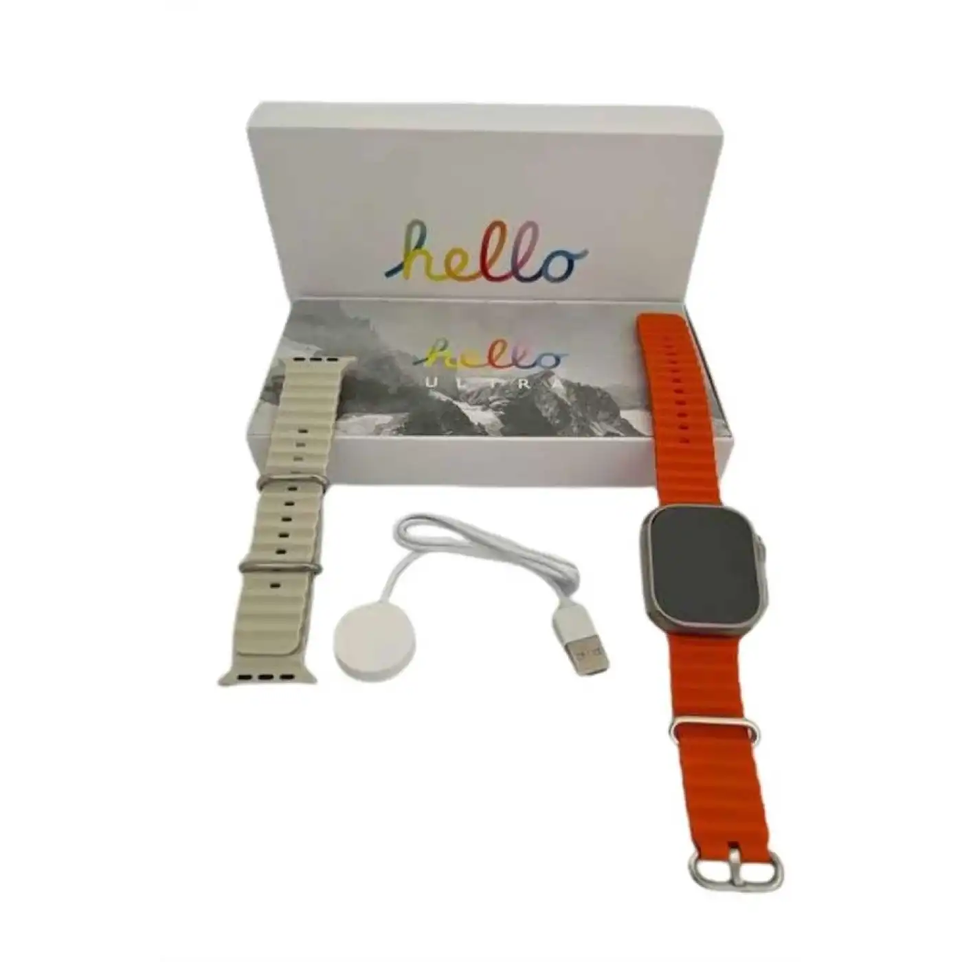 Yeni Nesil 3 Kordonlu Kol Saati 49 MM Amoled Ekran Akıllı Saat