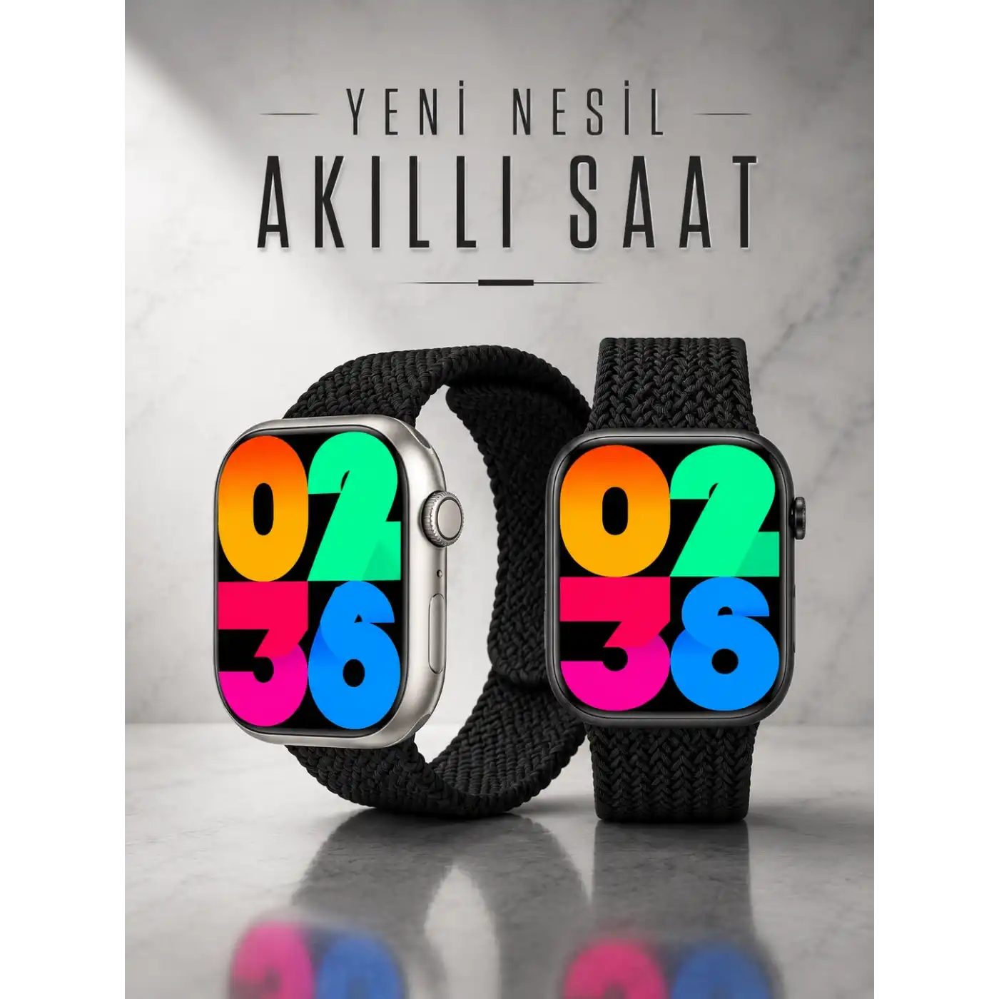 Yeni Nesil Akıllı Saat Arama Cevaplama GPS Takibi Adımsayar NFC Özelliği