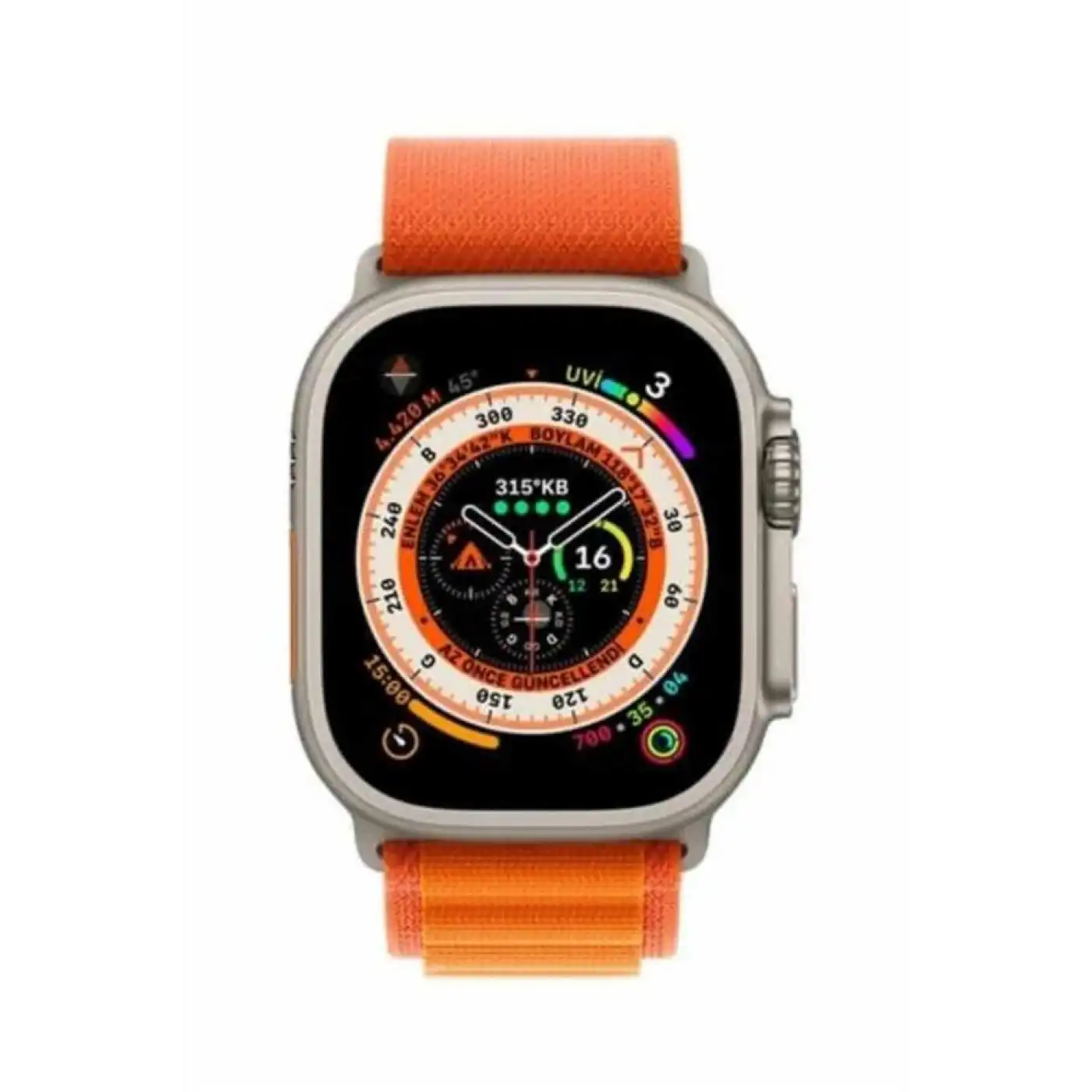 Yeni Nesil Akıllı Saat Çok Yönlü Titreşimli 49 MM Android ve İOS Uyumlu