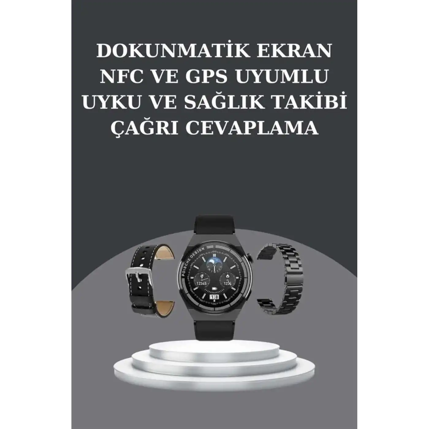 Yeni Nesil Akıllı Saat Ve Bluetooth Kulaklık Titreşim Bildirimleri Uyku Takibi