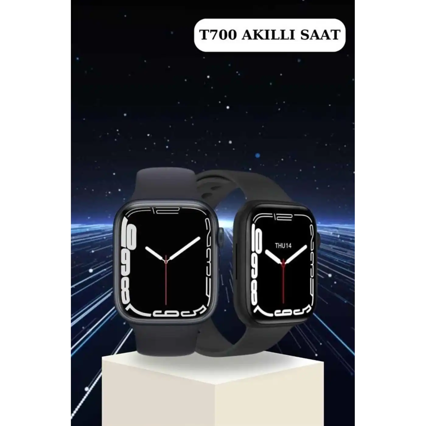 Yeni Nesil Akıllı Saat ve Kablosuz Kulaklık Kampanyası İkili Set Bluetooth Bağlantılı
