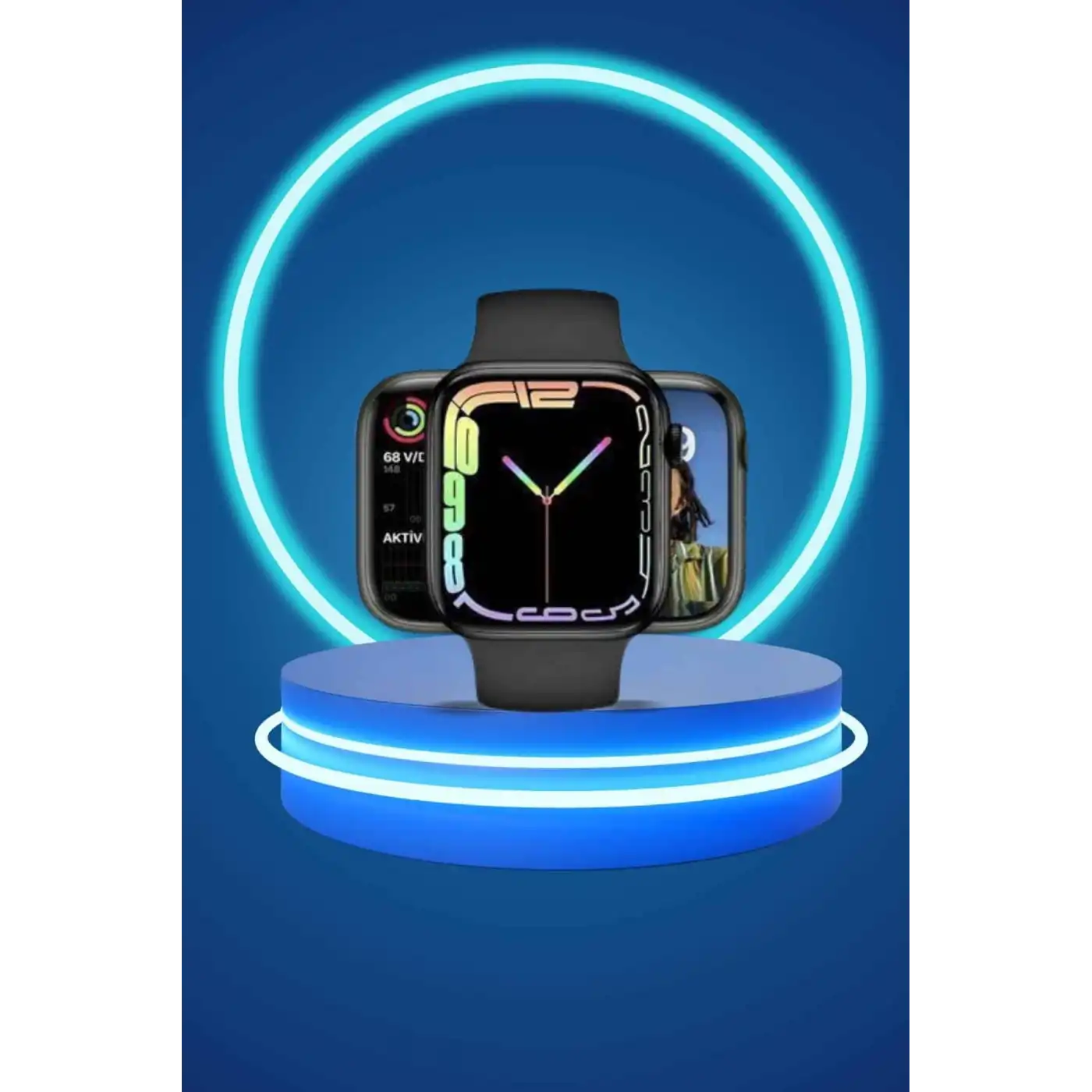 Yeni Nesil Akıllı Saat ve Ucuz Kaliteli Bluetooth Kablosuz Kulaklık Amoled Ekran