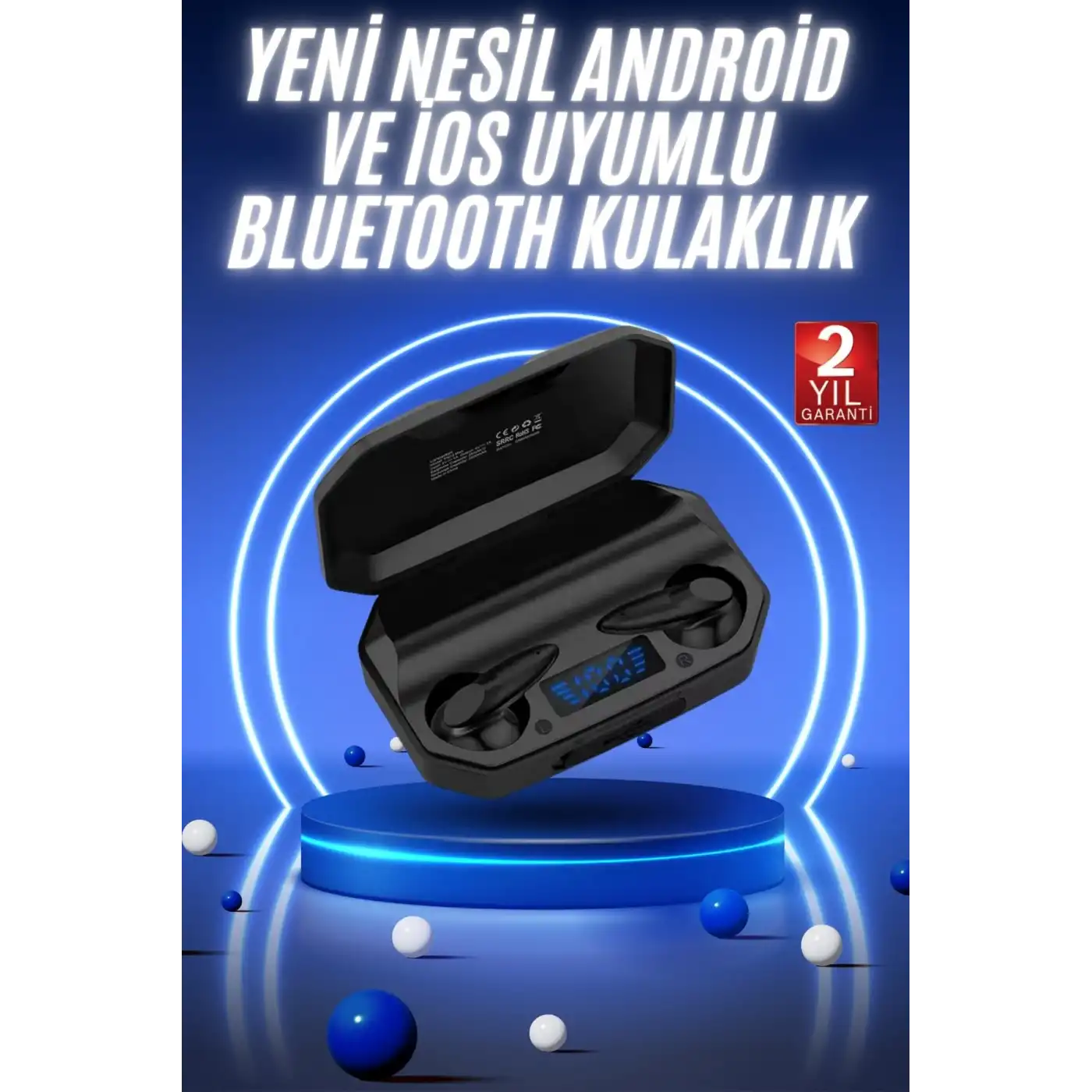 Yeni Nesil Android ve İOS Uyumlu Siyah Profesyonel  Kulaklığı