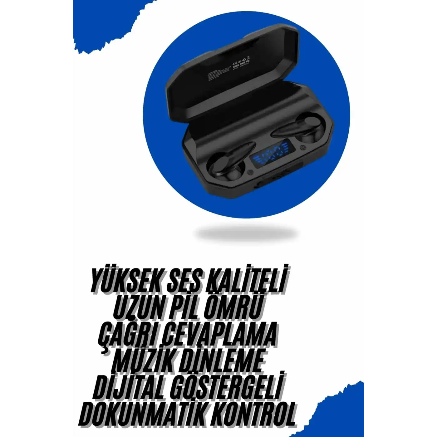 Yeni Nesil Android ve İOS Uyumlu Siyah Profesyonel  Kulaklığı