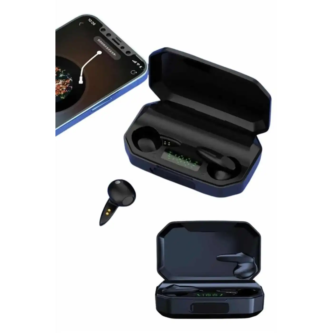 Yeni Nesil Android ve İOS Uyumlu Siyah Profesyonel  Kulaklığı