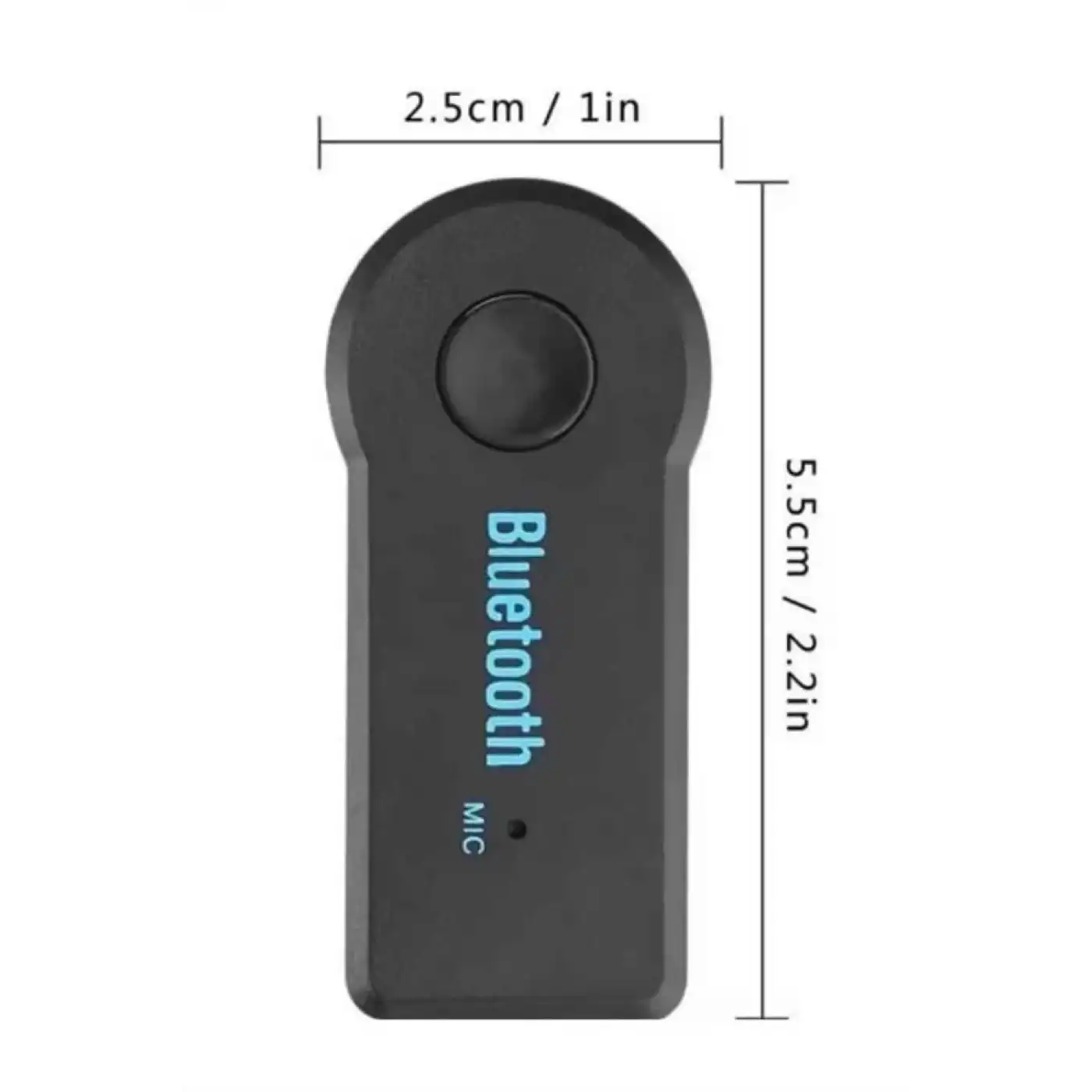 Yeni Nesil Bluetooth Aux Araç Kiti Siyah TV Tablet Telefon Araç Araba