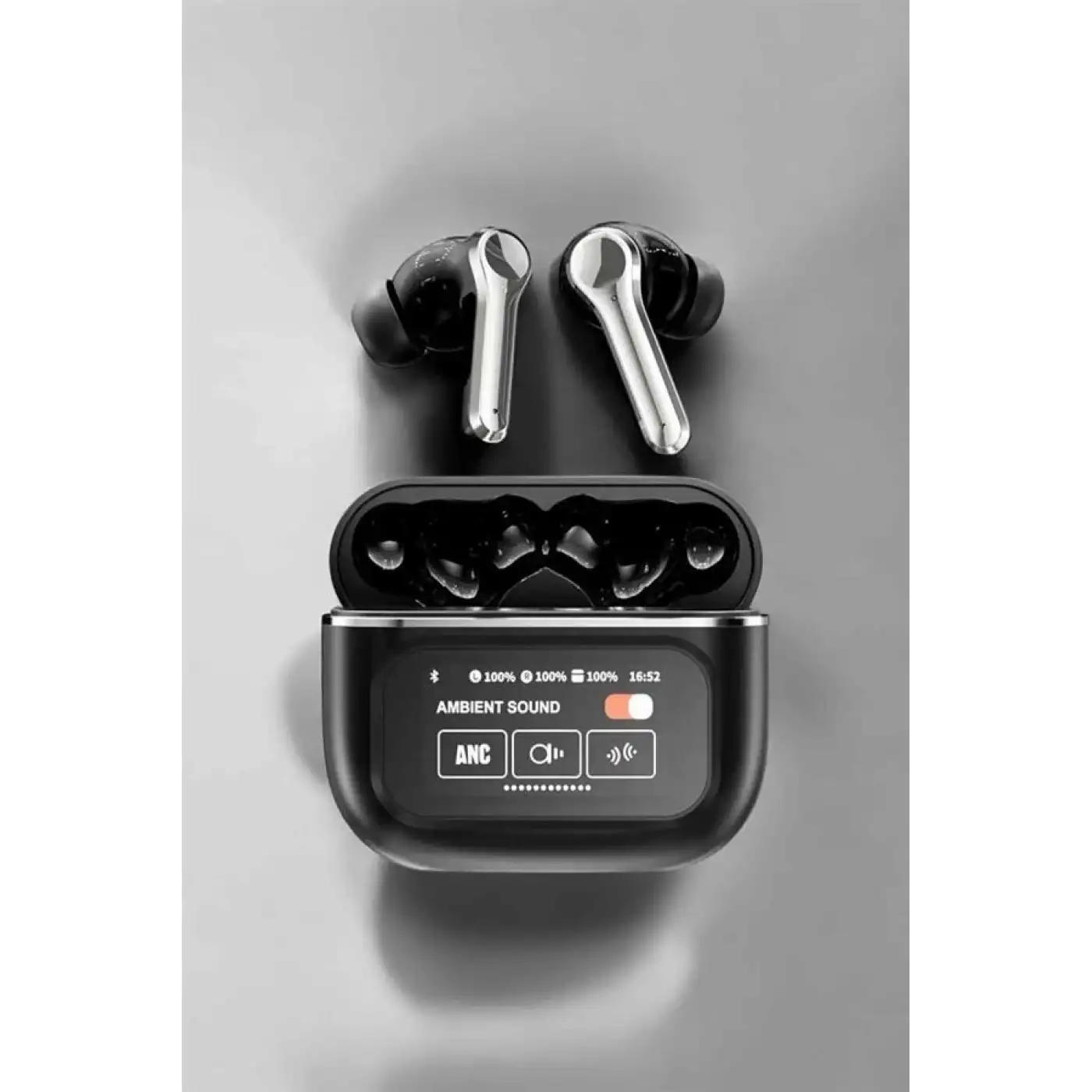 Yeni Nesil Bluetooth Kulaklık Ekranlı Yüksek Ses Kaliteli Uzun Şarj Süreli