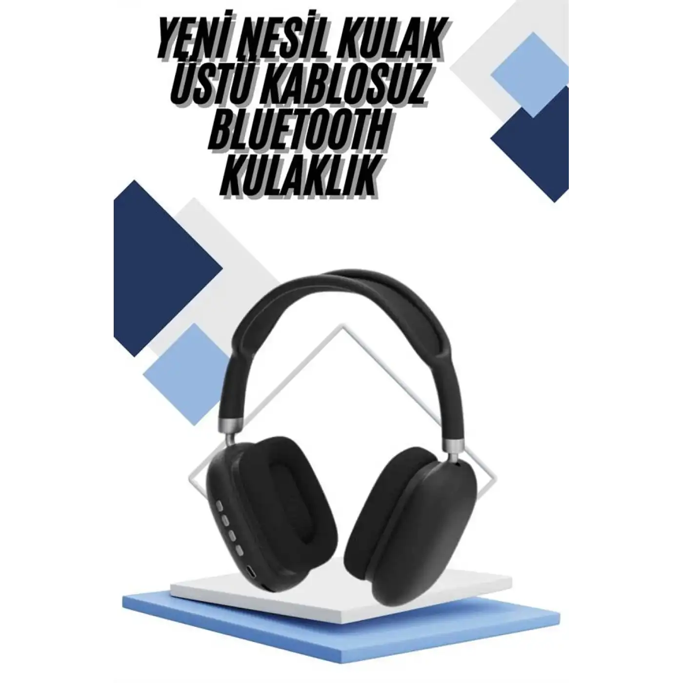 Yeni Nesil Bluetooth Kulaklık Kulak Üstü ANC Özelliği Yüksek Ses Kaliteli