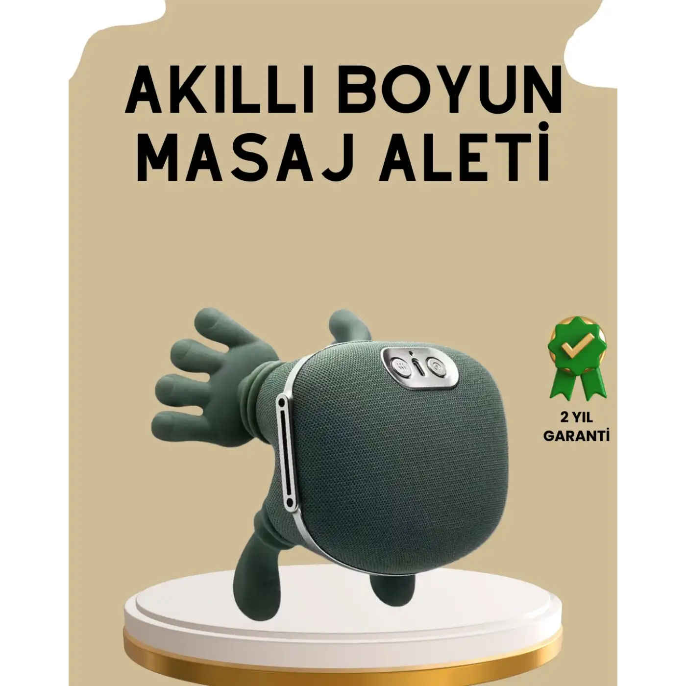 Yeni Nesil Kablosuz Boyun ve Omuz Masaj Aleti Taşınabilir