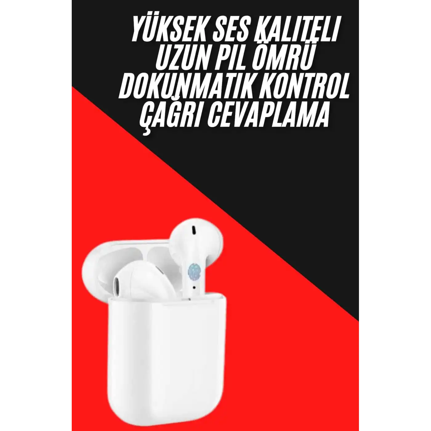 Yeni Nesil Çift Mikrofonlu Dokunmatik Kablosuz Bluetooth Kulaklık