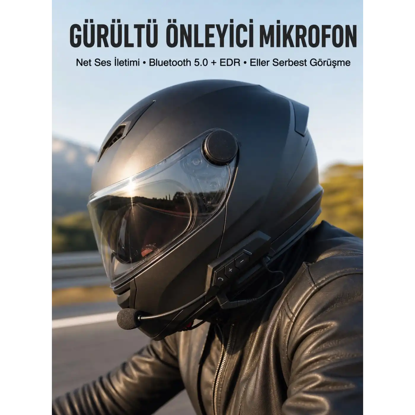 Yeni Nesil Dinleme Ve Konuşma Özellikli Intercom Kask Kulaklığı 5.0 Bluetooth