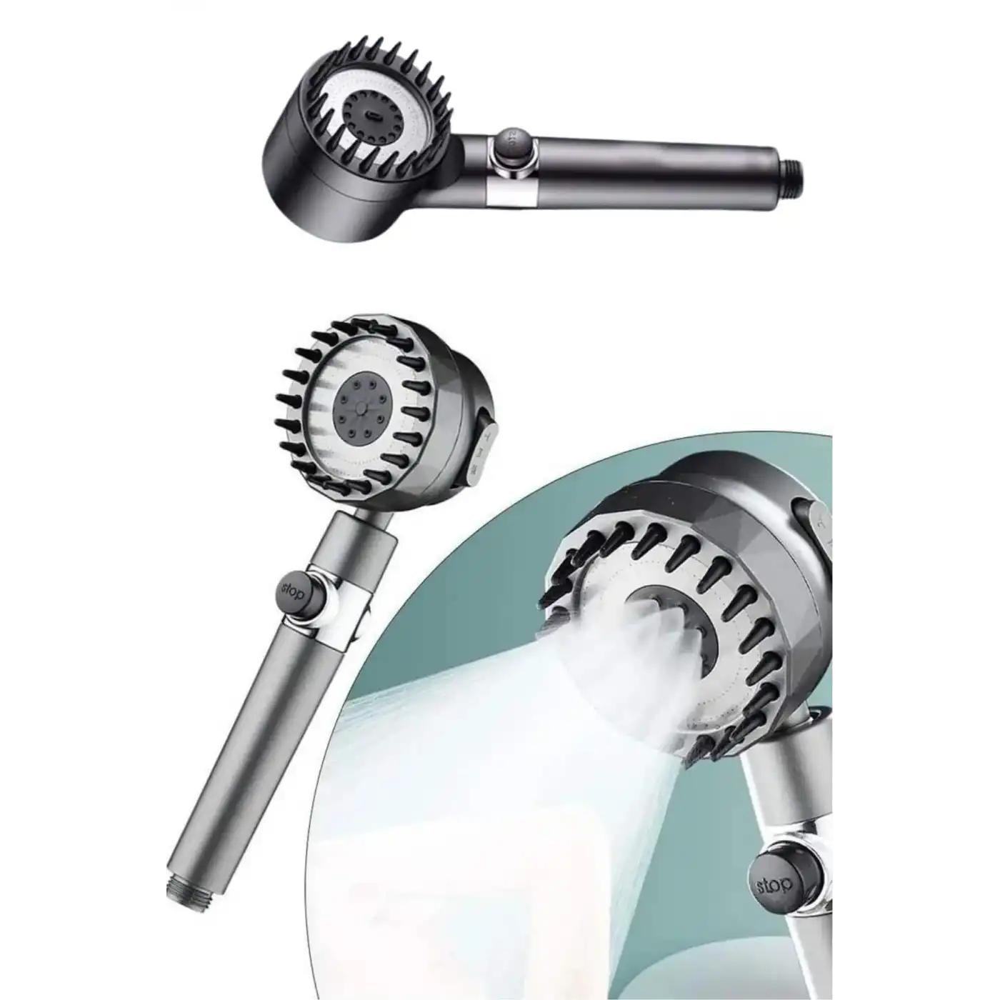 Yeni Nesil Masaj Etkili Duş Başlığı Su Basınçlı Tazyikli Özel