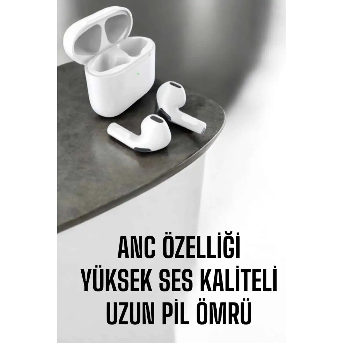 Yeni Nesil Pro Bluetooth Kulaklık Uzun Pil Ömrü Beyaz