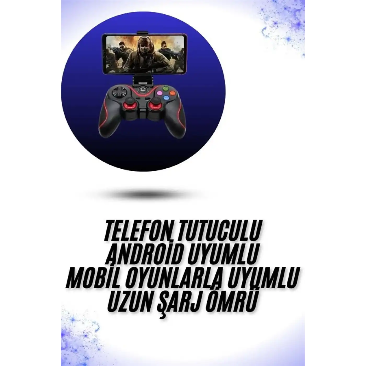 Yeni Nesil X3 Gamepad Android Uyumlu Telefon Tutucu Özellikli Joystick